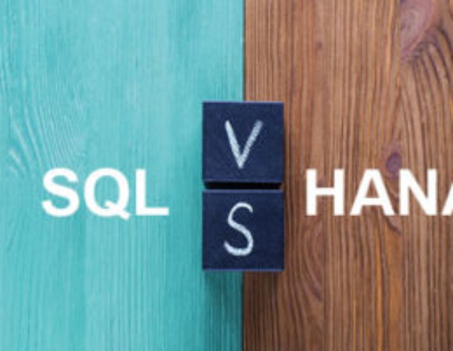Comparison Of Sap Business One On Ms sql vs hana
